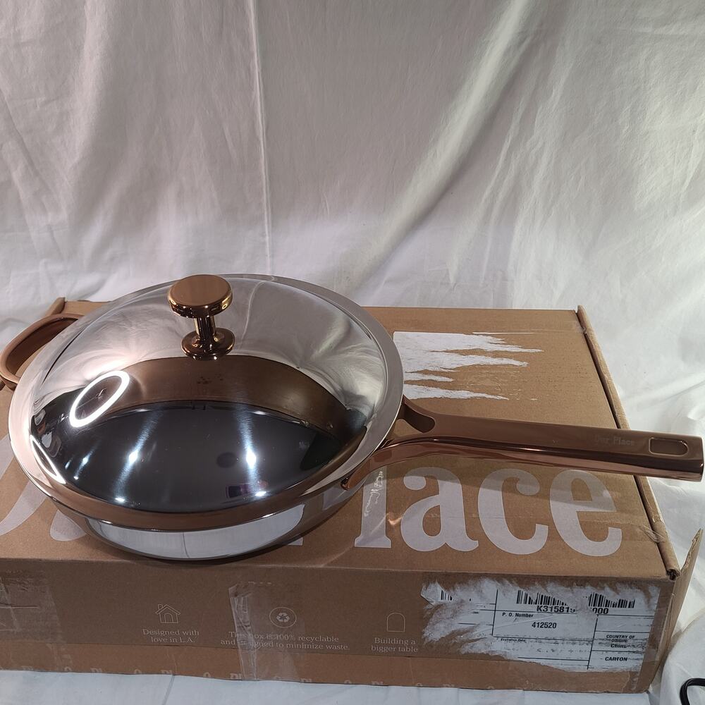 Our Place 3pc Titanium 10.5" Always Pan Pro w/ Copper Color RARE DISCONTINUED
